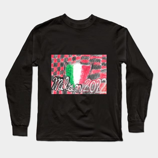 Milan 2022 Long Sleeve T-Shirt by walter festuccia